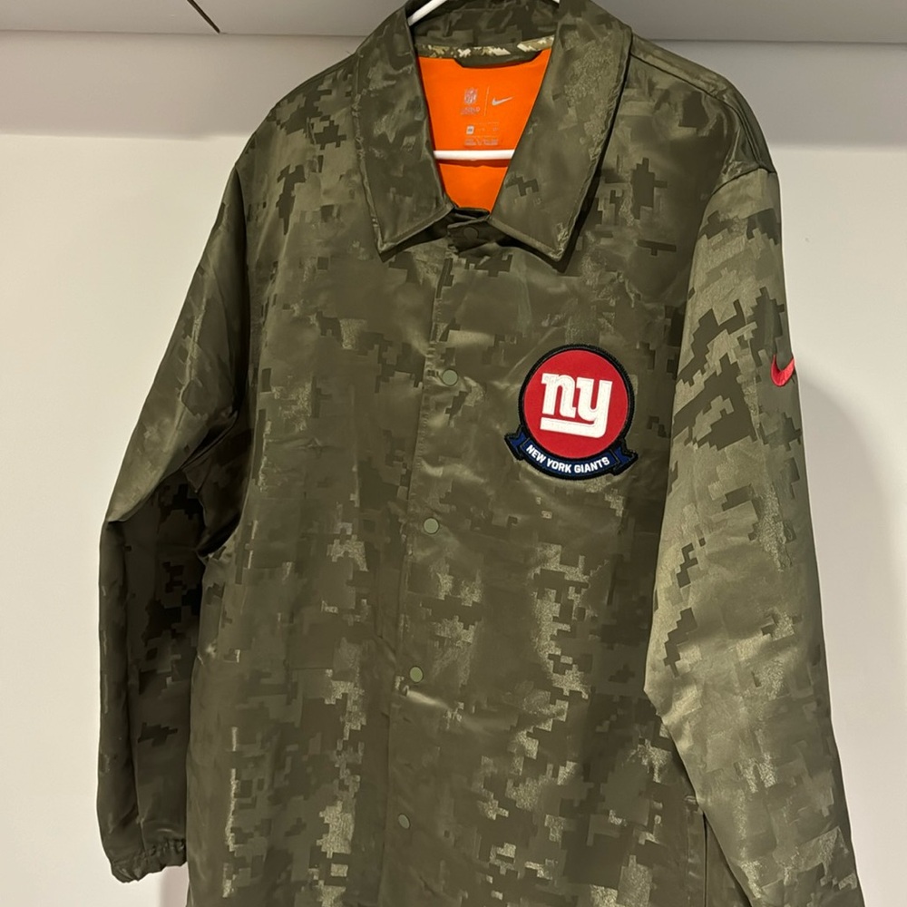 Nike NY Giants Salute To Military Coaches Jacket XXL NWOT